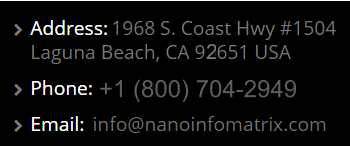 Nano Infomatrix